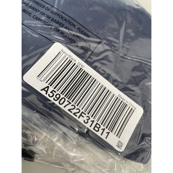 Zuda 2 Pack High Waisted Swim Brief Womens 32W Navy Black Nylon Blend Beach NEW - Picture 2 of 7